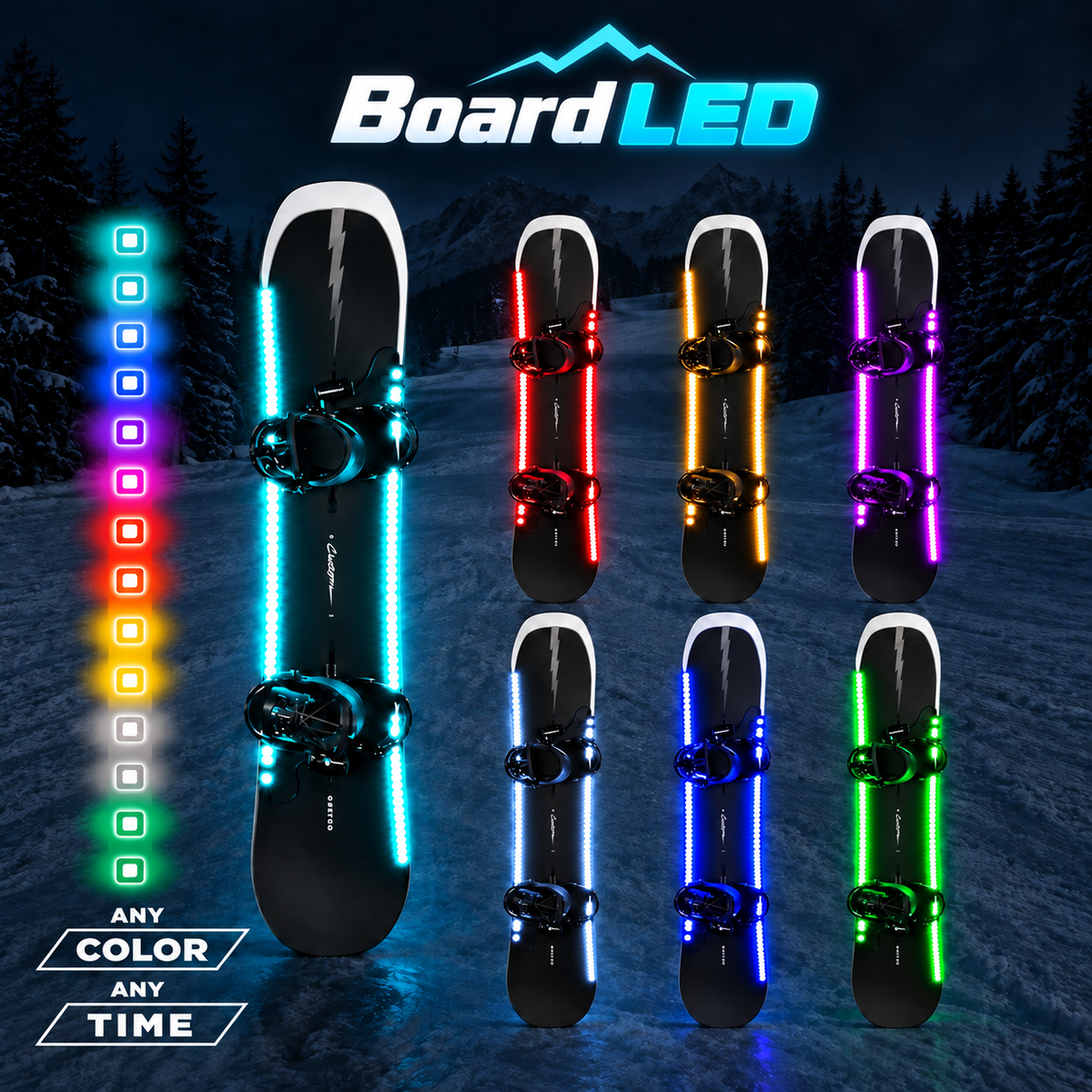 LED SNOWBOARD SYSTEM